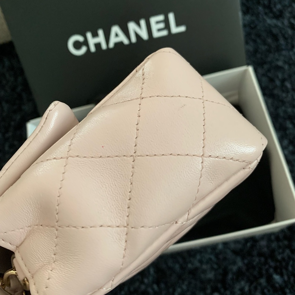 Chanel classic mini flap shoulder crossbody bag - Picture 6 of 12